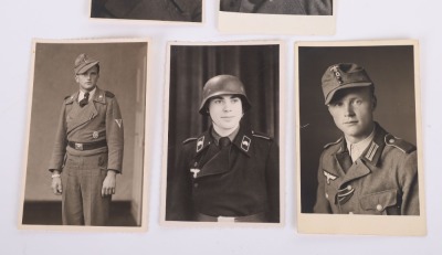 1 HEER PHOTO 3 &frac14;&rdquo; X 4 &frac34;&rdquo; OF MAN WEARING FIELD-GRAY WRAPPER & M-43 CAP - 3