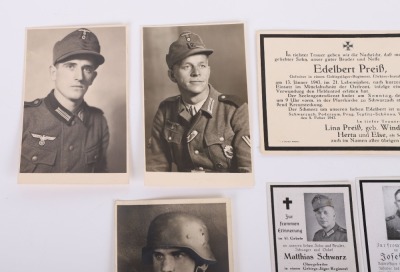 3 HEER PHOTO POSTCARDS IN UNIFORM - 3