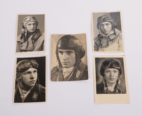 5 LUFTWAFFE PHOTO POSTCARDS