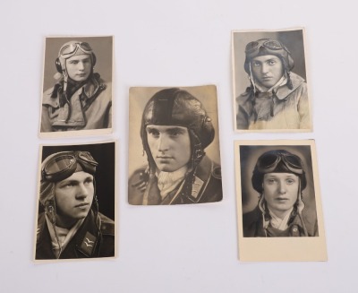 5 LUFTWAFFE PHOTO POSTCARDS