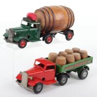 Two Unboxed Triang Minic Post War Brewery Lorries