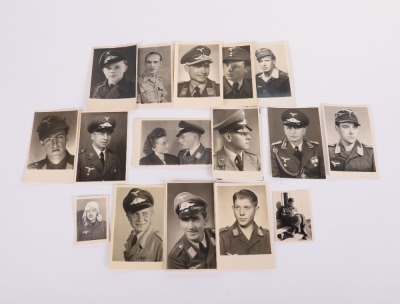 14 LUFTWAFFE PHOTO POSTCARDS & 2 PHOTOS