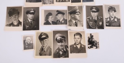 14 LUFTWAFFE PHOTO POSTCARDS & 2 PHOTOS - 6