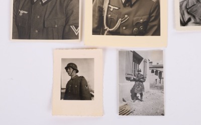 2 HEER PHOTO POSTCARDS & 6 MISC. PHOTOS MOSTLY ARMY - 4