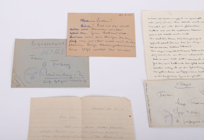 LOT OF 4 WAFFEN-SS FELDPOST LETTER W/ ENVELOPES - 2