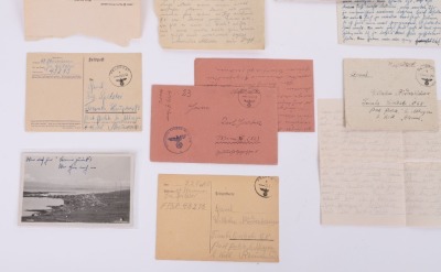 Lot of 7 WAFFEN-SS FIELD POST CARDS & A WAFFEN-SS POSTCARD - 5