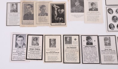 LOT OF 22 MISC. DEATH CARDS - 8