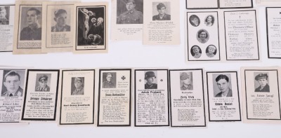 LOT OF 22 MISC. DEATH CARDS - 9