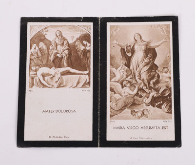 HEER DEATH CARD OF &ldquo;ANTON PRANTER / OBERGEFREITER&rdquo; KILLED ON D-DAY 6TH JUNE 1944 IN NORMANDY - 3