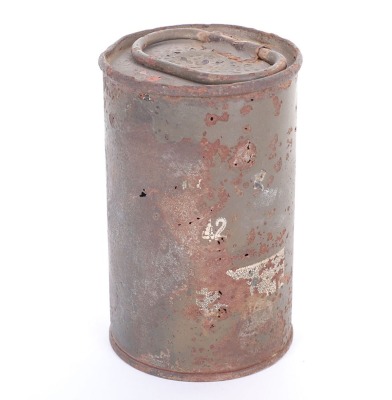 WEHRMACHT SMOKE CANNISTER &ldquo;NBK-39 B&rdquo;, AS USED ON PANZERS - 3