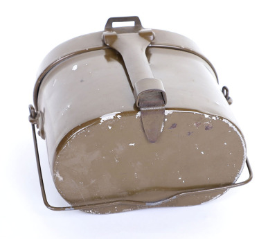 WEHRMACHT MESS KIT & COMBAT BLACK LEATHER &ldquo;Y&rdquo; STRAPS - 4