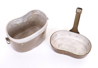 WEHRMACHT MESS KIT & COMBAT BLACK LEATHER &ldquo;Y&rdquo; STRAPS - 5