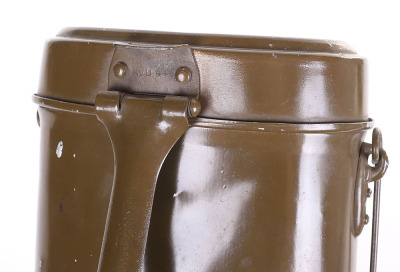 WEHRMACHT MESS KIT & COMBAT BLACK LEATHER &ldquo;Y&rdquo; STRAPS - 6