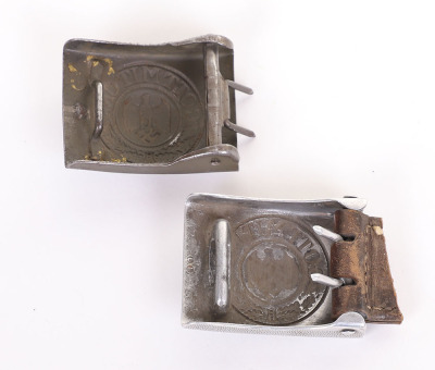 2 WW2 GERMAN HEER EM BUCKLES - 3
