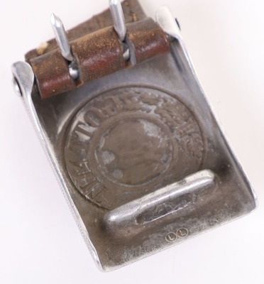 2 WW2 GERMAN HEER EM BUCKLES - 5