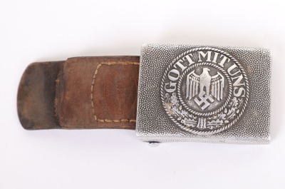 WW2 GERMAN HEER EM BUCKLE - 2