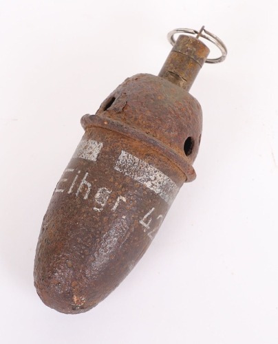 INERT WW2 GERMAN WEHRMACHT M-42 SMOKE GRENADE