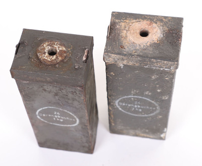 2 WW2 GERMAN WEHRMACHT METAL BOXES - 4