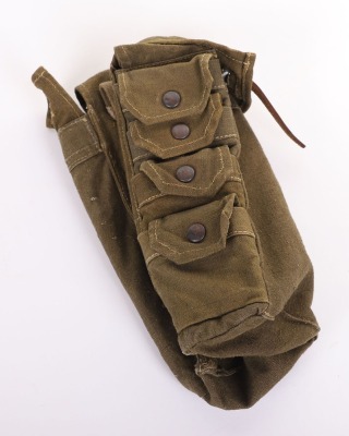 WW2 GERMAN WEHRMACHT PIONEER BAG FOR 2 1 KG CHARGES & 4 AMMO CLIPS - 4