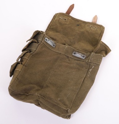 WW2 GERMAN WEHRMACHT PIONEER BAG FOR 2 1 KG CHARGES & 4 AMMO CLIPS - 5