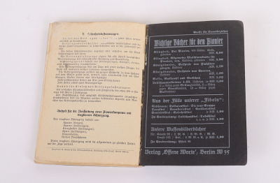WW2 GERMAN WEHRMACHT PIONEERS HAND BOOK & A DETONATOR HANDLE - 7
