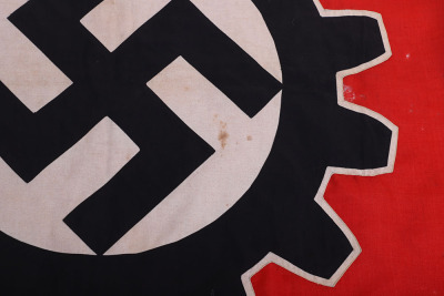 THIRD REICH D.A.F. (ARBEIT FRONT) DISTRICT BANNER / FLAG - 5