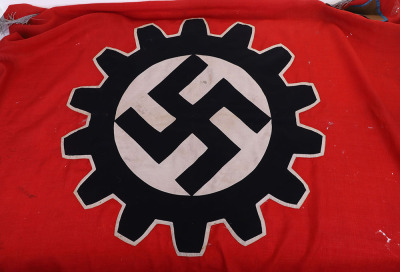 THIRD REICH D.A.F. (ARBEIT FRONT) DISTRICT BANNER / FLAG - 8