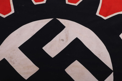 THIRD REICH D.A.F. (ARBEIT FRONT) DISTRICT BANNER / FLAG - 9