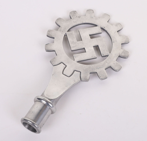 THIRD REICH D.A.F. (ARBEIT FRONT) POLE TOP
