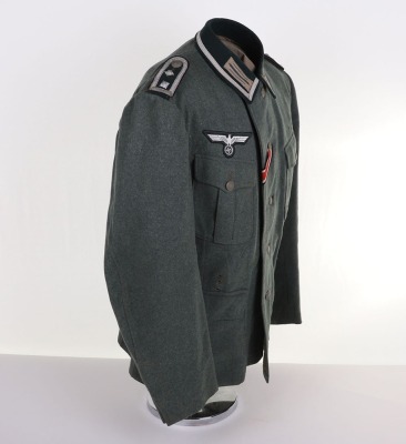 WW2 GERMAN HEER M-36 PIONEER NCO COMBAT TUNIC - 4