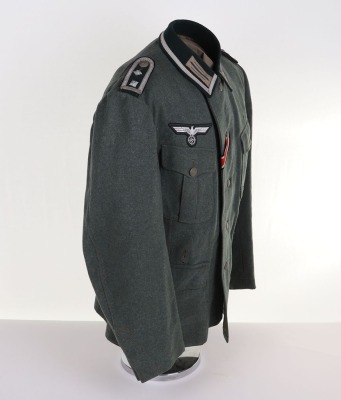 WW2 GERMAN HEER M-36 PIONEER NCO COMBAT TUNIC - 5