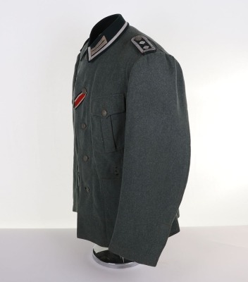 WW2 GERMAN HEER M-36 PIONEER NCO COMBAT TUNIC - 6