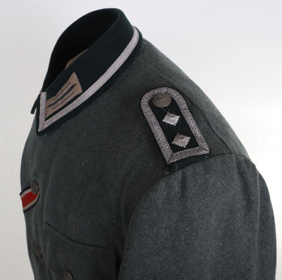 WW2 GERMAN HEER M-36 PIONEER NCO COMBAT TUNIC - 14