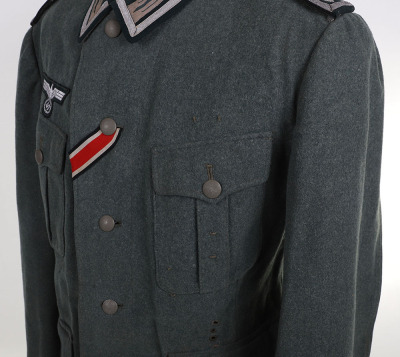 WW2 GERMAN HEER M-36 PIONEER NCO COMBAT TUNIC - 15