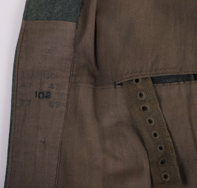 WW2 GERMAN HEER M-36 PIONEER NCO COMBAT TUNIC - 18