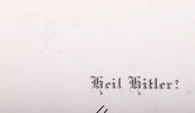 HERMANN GORING CALLING CARD - 2
