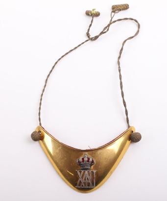 EUROPEAN OFFICERS GORGET