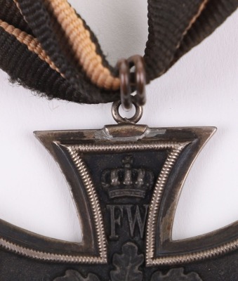 GERMAN 1870 IRON CROSS 2ND CLASS MODIFIED FOR KNIGHTS CROSS WEAR - 4