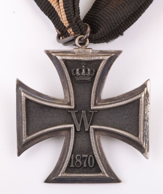 GERMAN 1870 IRON CROSS 2ND CLASS MODIFIED FOR KNIGHTS CROSS WEAR - 6