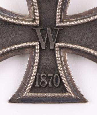 GERMAN 1870 IRON CROSS 2ND CLASS MODIFIED FOR KNIGHTS CROSS WEAR - 8