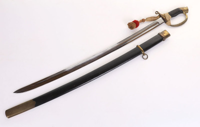 RARE RUSSIAN MODEL 1909 DRAGOON OFFICERS SWORD SHASQUA FOR PERIOD OF PROVISIONAL GOVERNMENT AFTER THE ABDICATION OF TSAR NICHOLAS II - 3