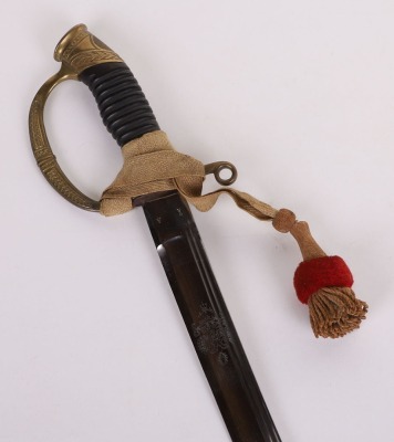 RARE RUSSIAN MODEL 1909 DRAGOON OFFICERS SWORD SHASQUA FOR PERIOD OF PROVISIONAL GOVERNMENT AFTER THE ABDICATION OF TSAR NICHOLAS II - 6