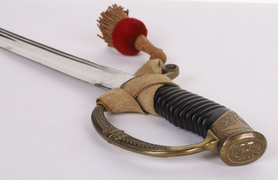 RARE RUSSIAN MODEL 1909 DRAGOON OFFICERS SWORD SHASQUA FOR PERIOD OF PROVISIONAL GOVERNMENT AFTER THE ABDICATION OF TSAR NICHOLAS II - 7