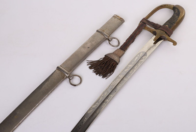 RARE POLISH M-1921 CAVALRY SWORD WITH ETCHED BLADE - 2