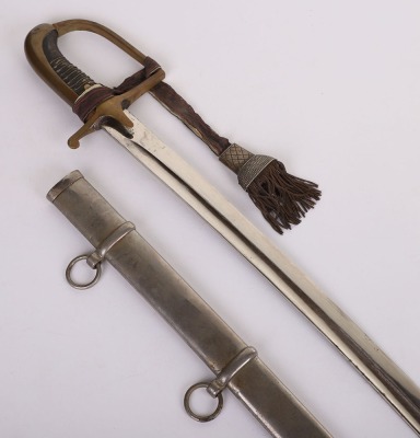 RARE POLISH M-1921 CAVALRY SWORD WITH ETCHED BLADE - 3