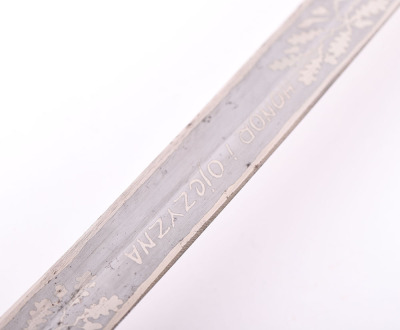RARE POLISH M-1921 CAVALRY SWORD WITH ETCHED BLADE - 23
