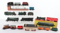 Collection of 00 gauge locomotives and rolling stock