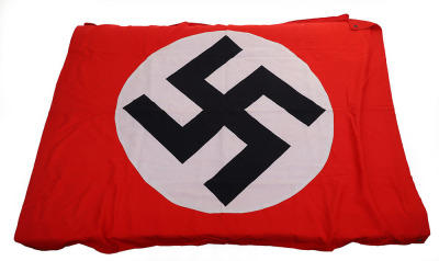 WWII GERMAN WEHRMACHCT VEHICLE ID FLAG - 3