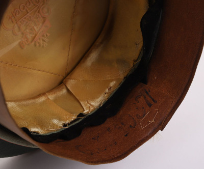 WWII GERMAN HEER ARTILLERY OFFICERS VISOR HAT - 12
