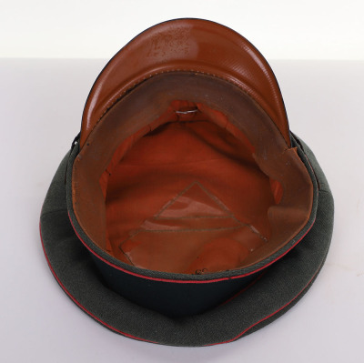 WWII GERMAN HEER PANZER EM VISOR HAT - 8
